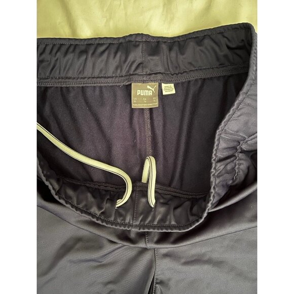 Puma Men's Pants Athletic Gym Jogging Navy Blue Elastic Waist Size XL - Picture 5 of 9